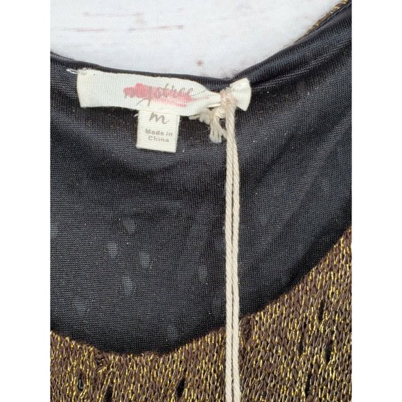 Mystree Dress Med New Taupe Embroidered Crushed Velvet Babydoll Femme Sundress - Picture 6 of 9